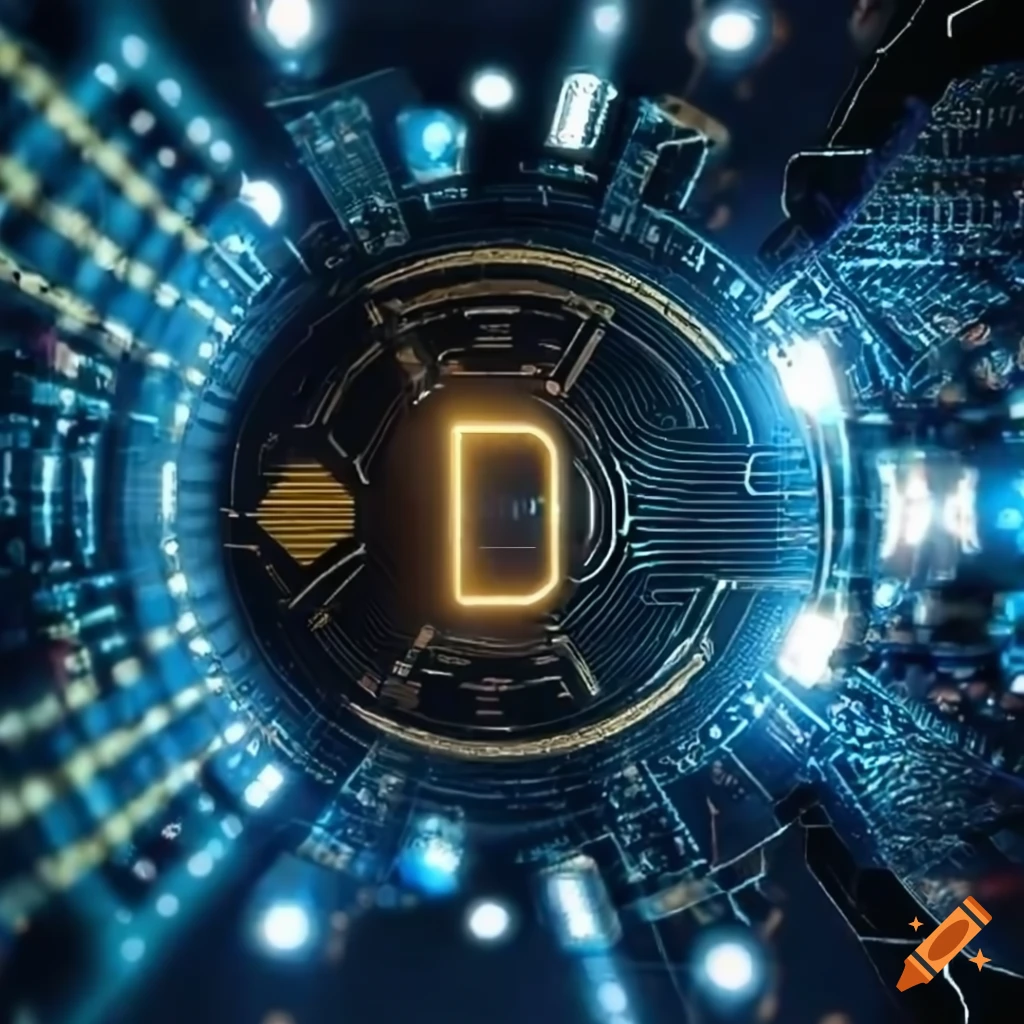 Sleek And Artistic Representation Of Blockchain In The Financial World Sleek and artistic representation of blockchain in the financial world