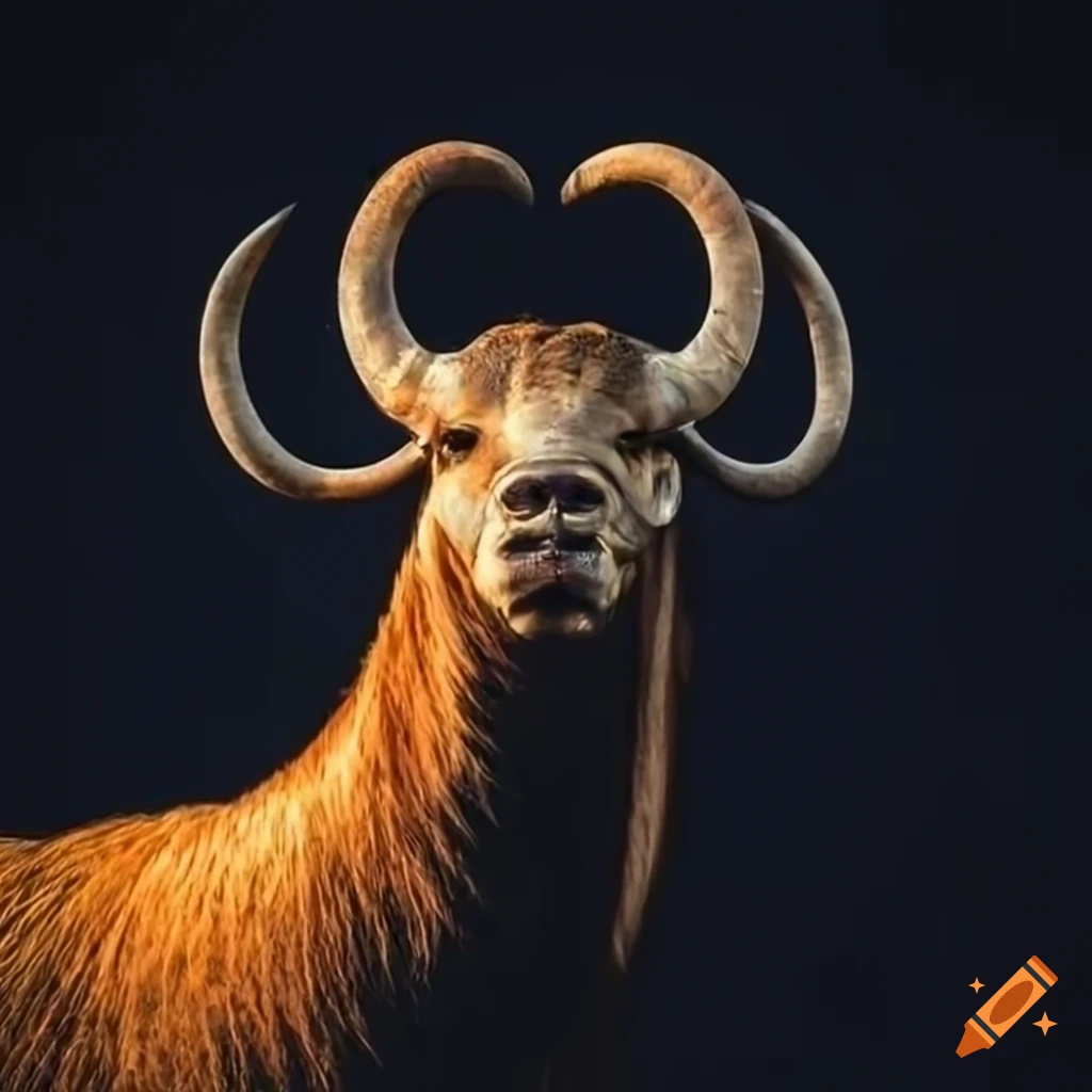 Closeup photo of a horn on Craiyon