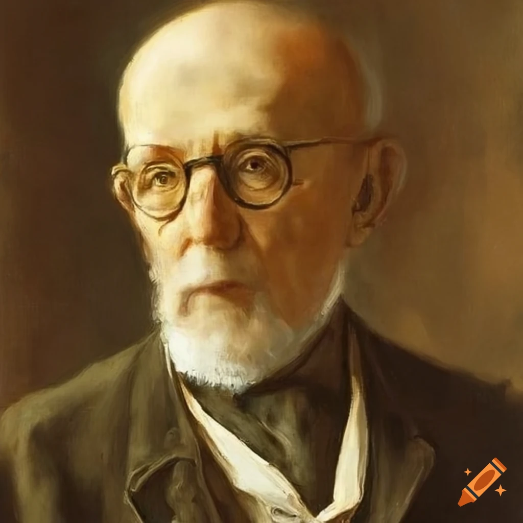 Portrait Of A Person From The Early 20th Century