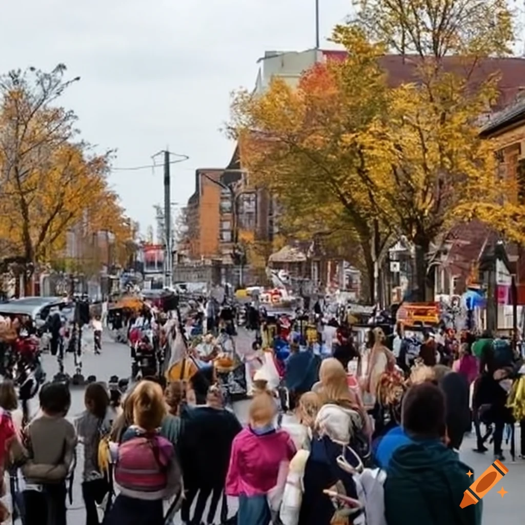 vibrant urban community