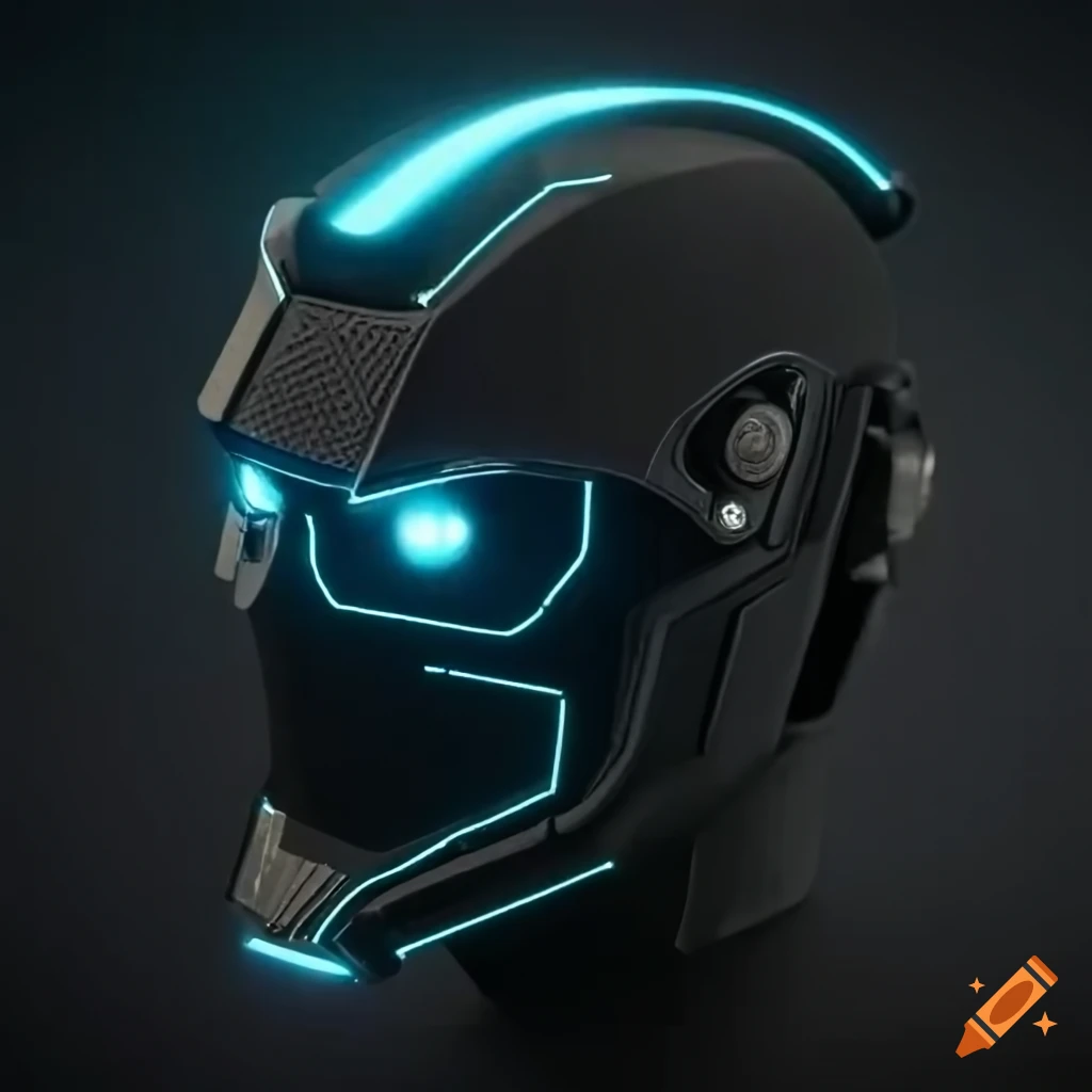 Tron-inspired helmet