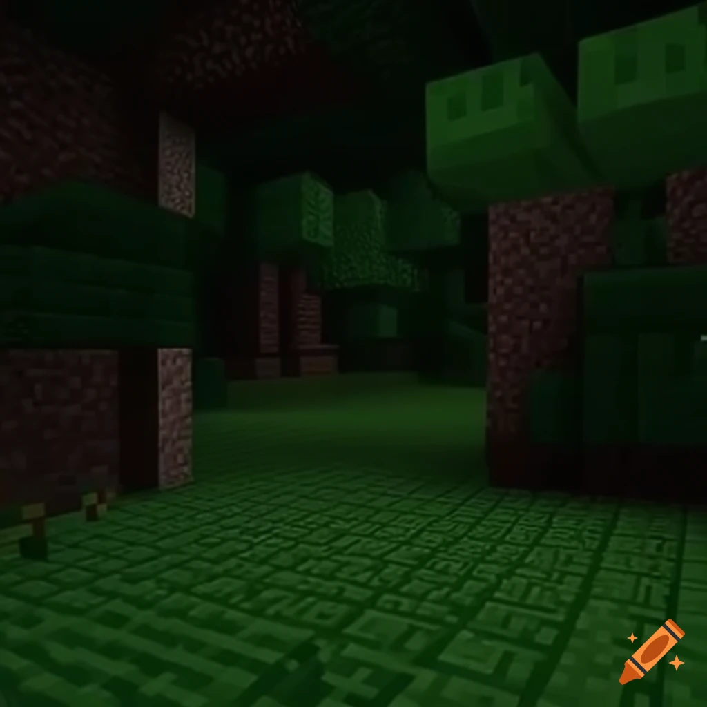 Minecraft gameplay screenshot on Craiyon