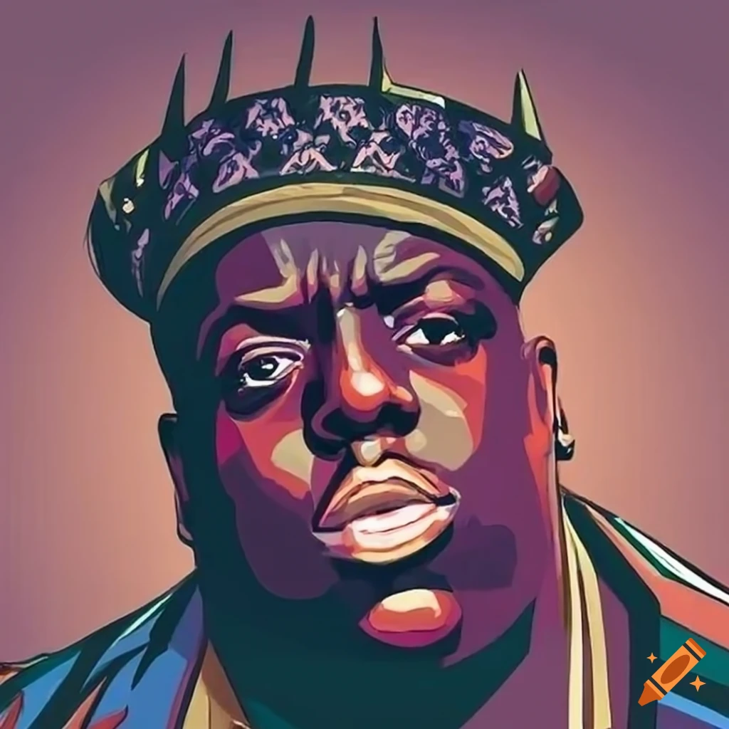 portrait of Notorious B.I.G.