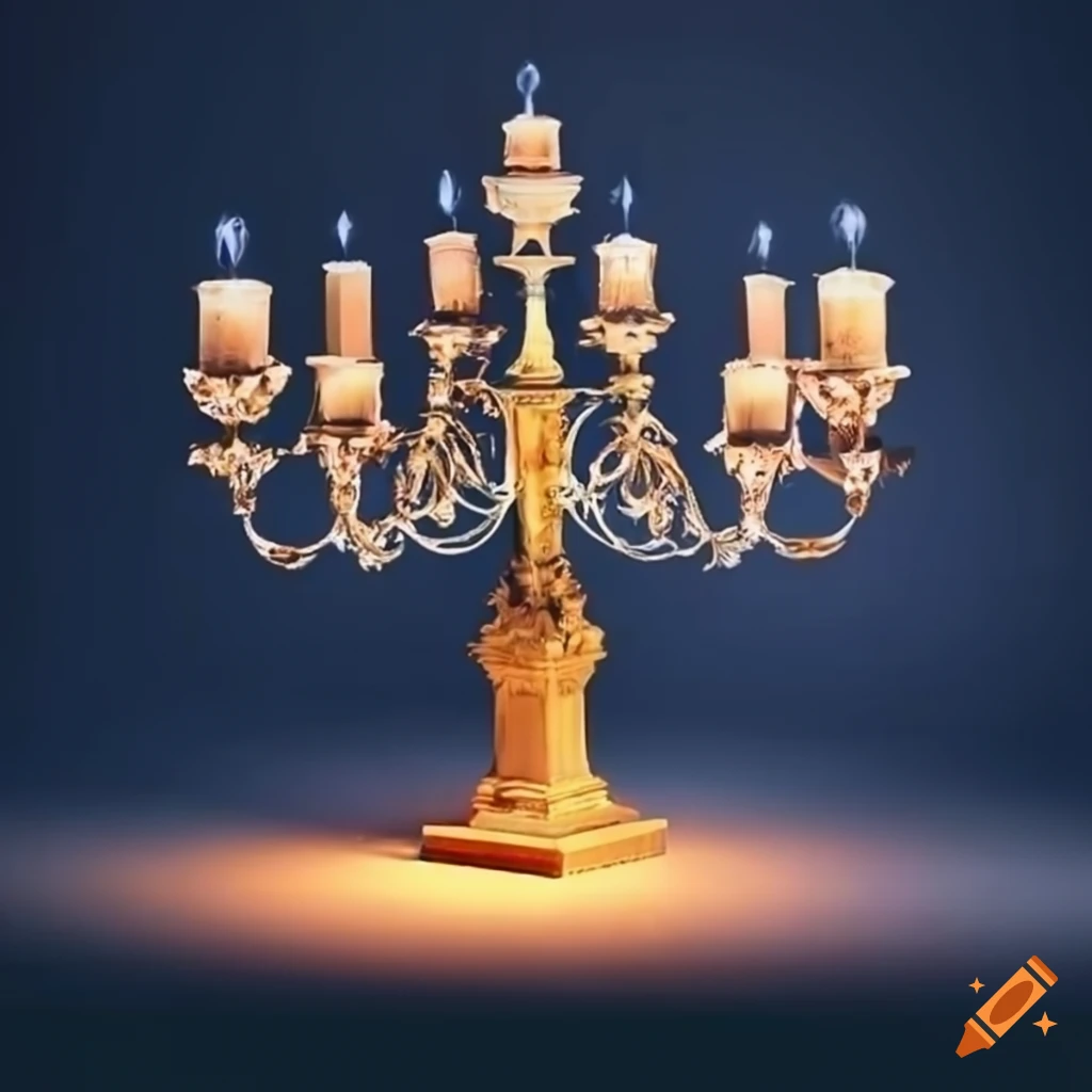 night view of Dresden street with candelabrum lamps