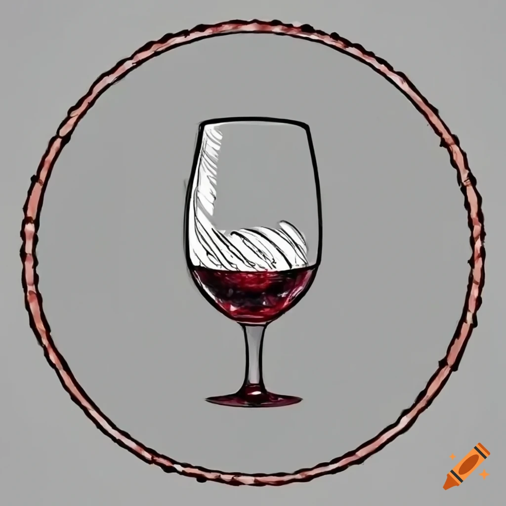 Share 157+ red wine glass sketch
