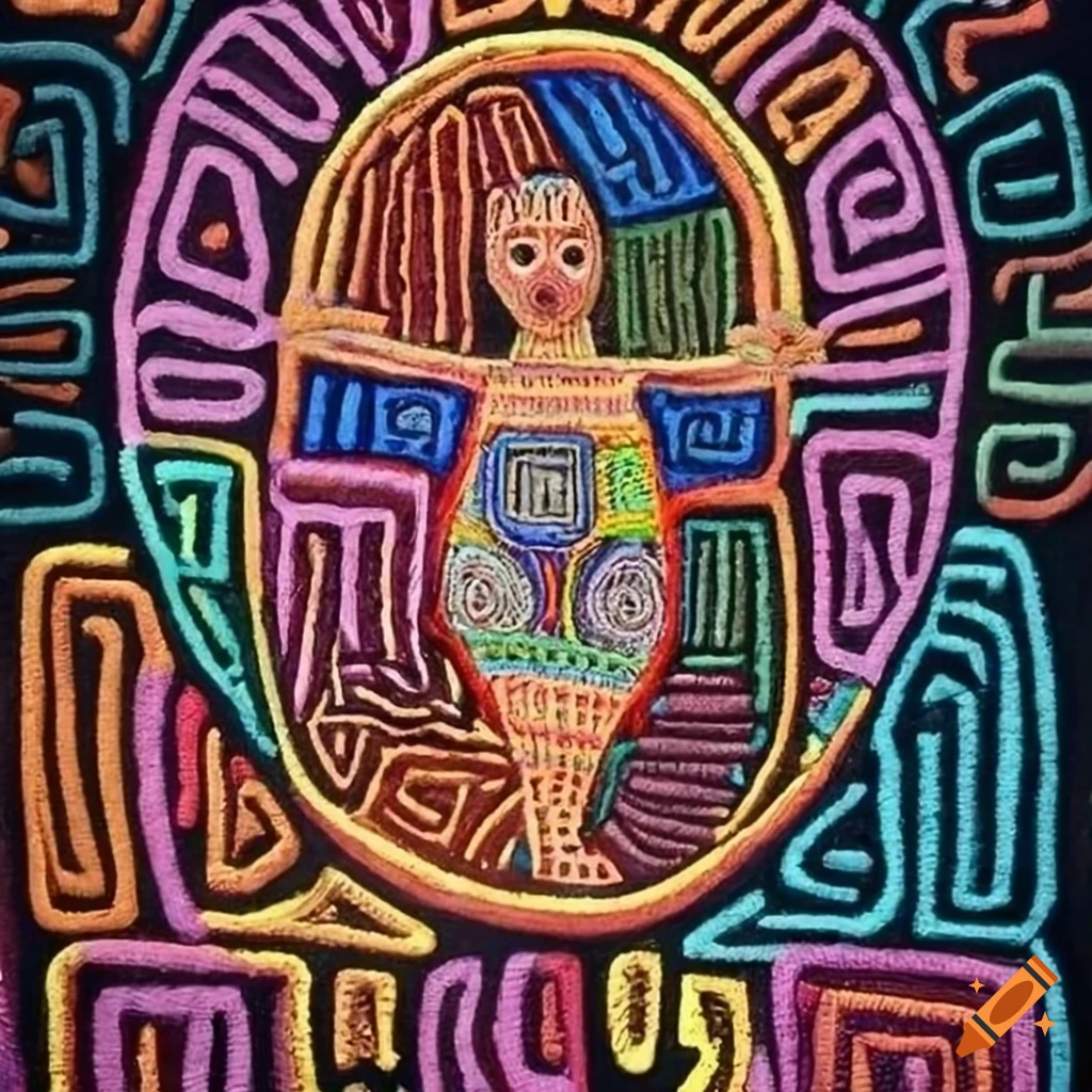 Cosmic artwork of a goddess in an egg on Craiyon