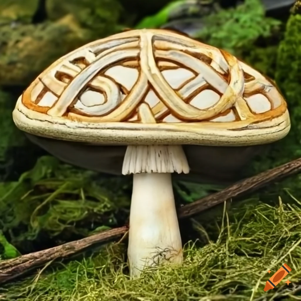 celtic mushroom artwork