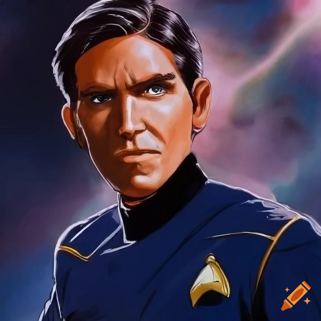 Pulp comic style illustration of jim caviezel as the captain of ...