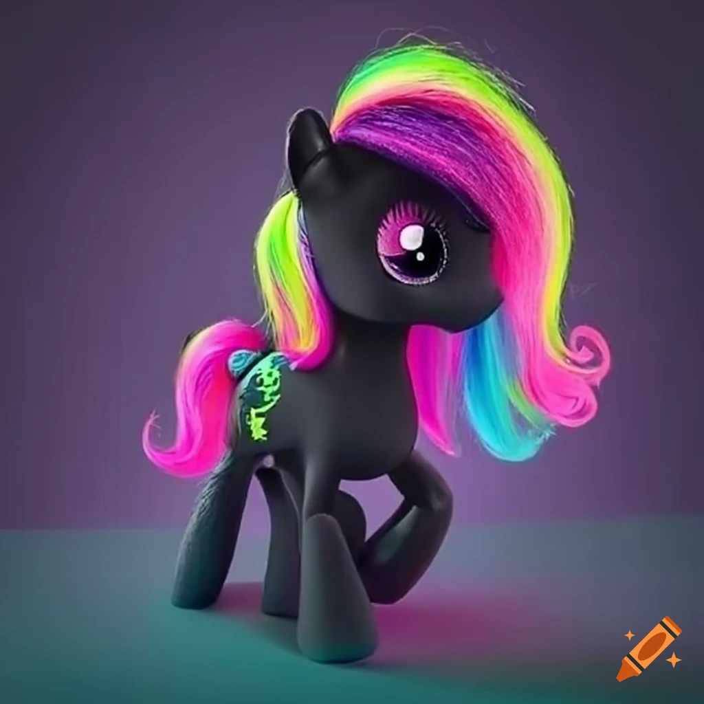 neon-colored-pony