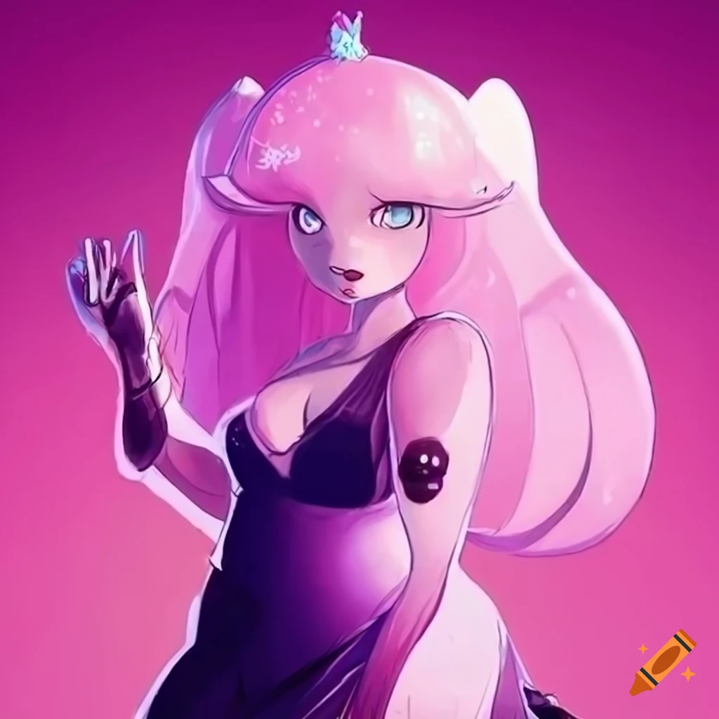 detailed art of a plus-size bat princess