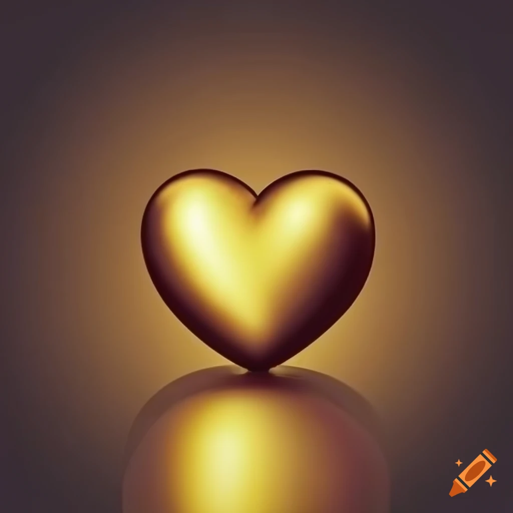 golden heart-shaped jewelry