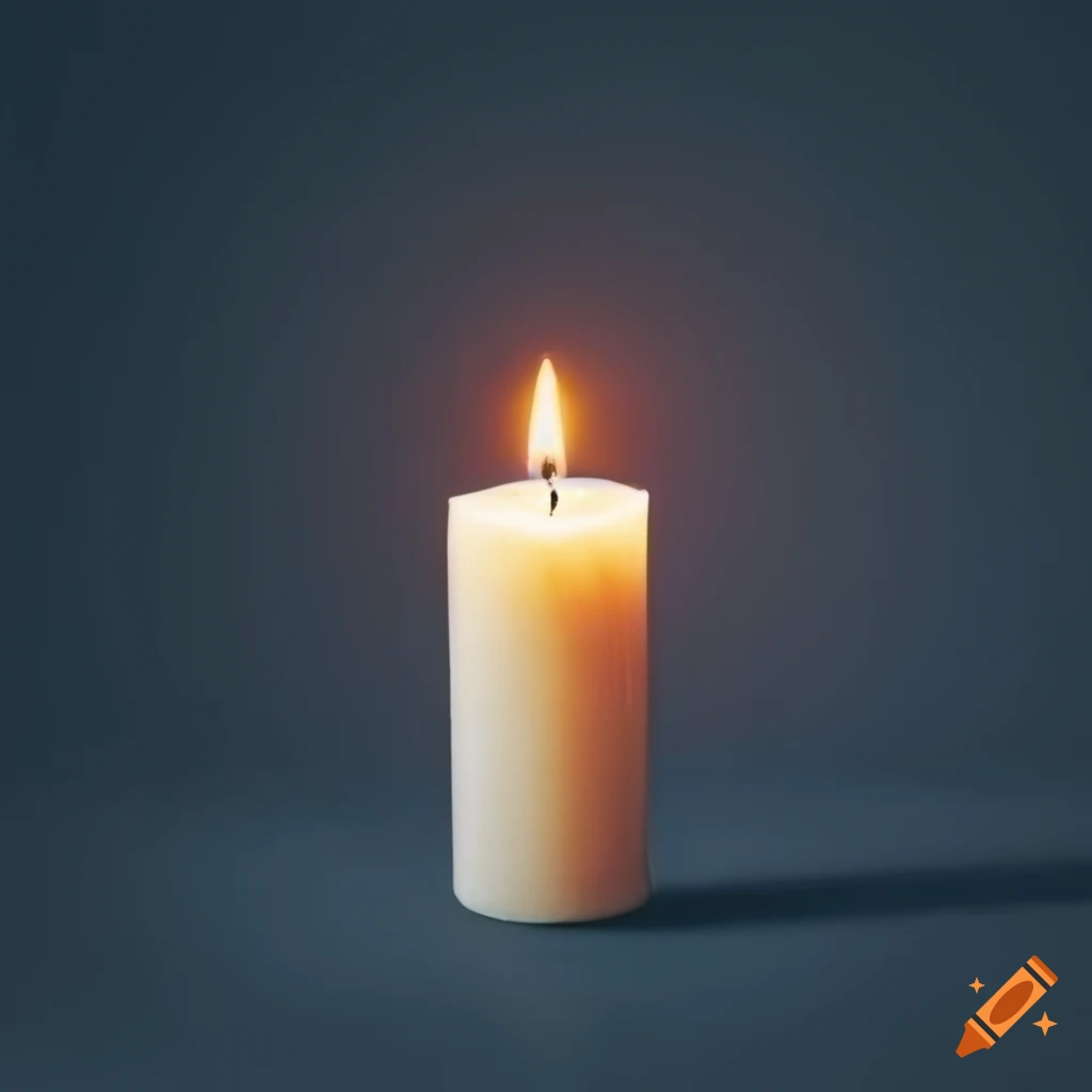 image of a cautious candle