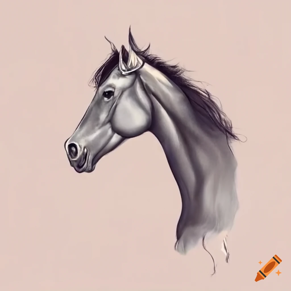 Toy Horse. Drawing Worksheet. Stock Illustration - Illustration of finish,  task: 70130326