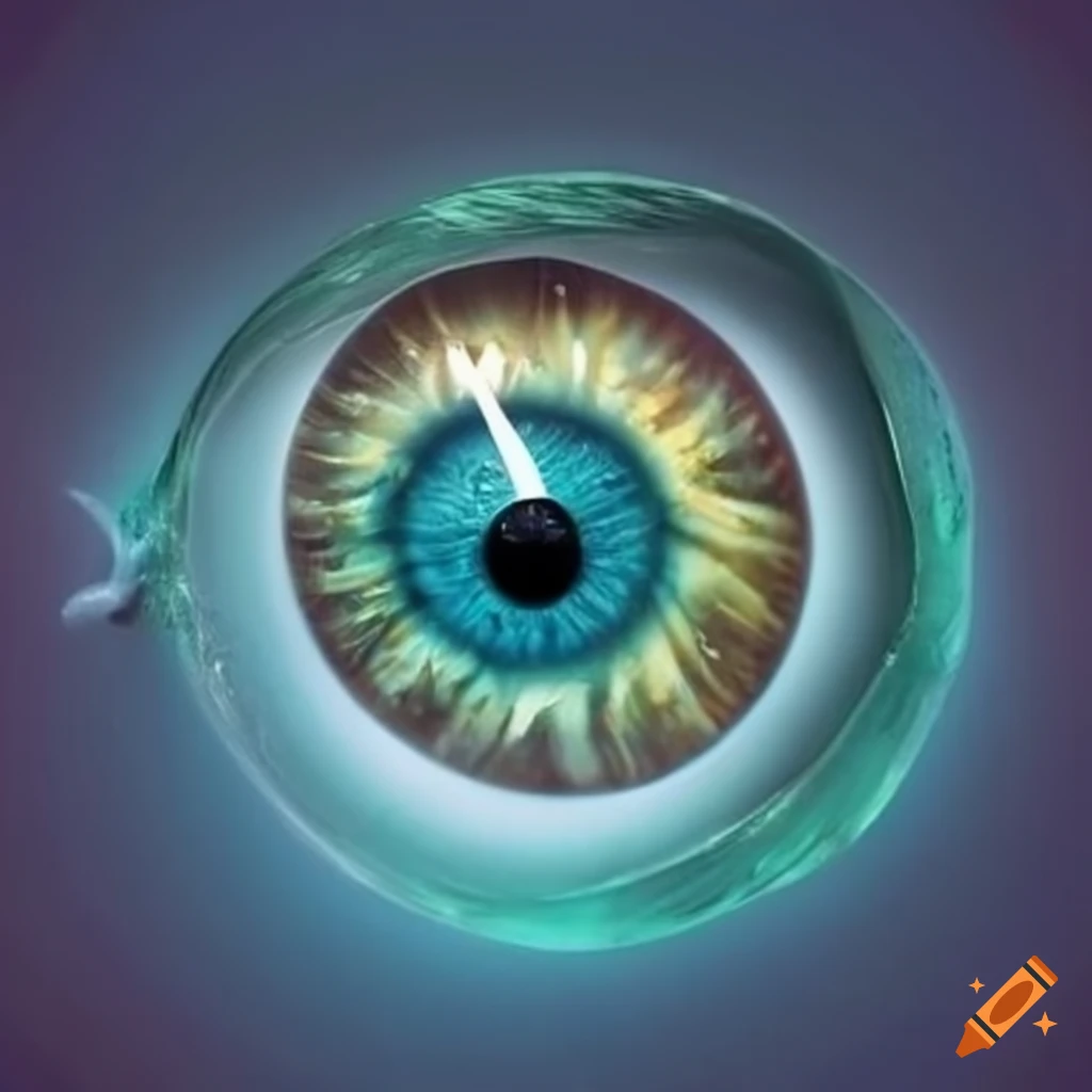 Crystalline eye artwork