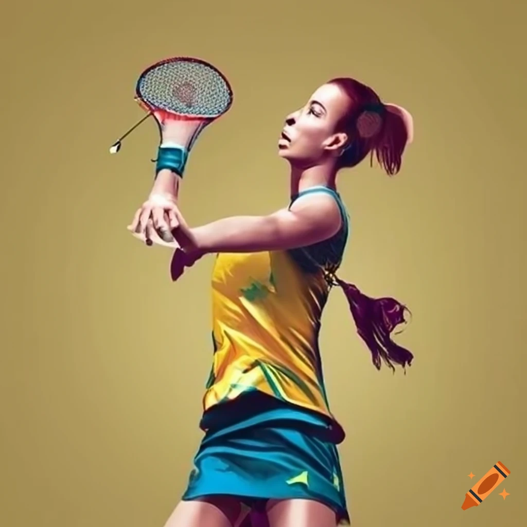 creative and patriotic Australian badminton women team t-shirt