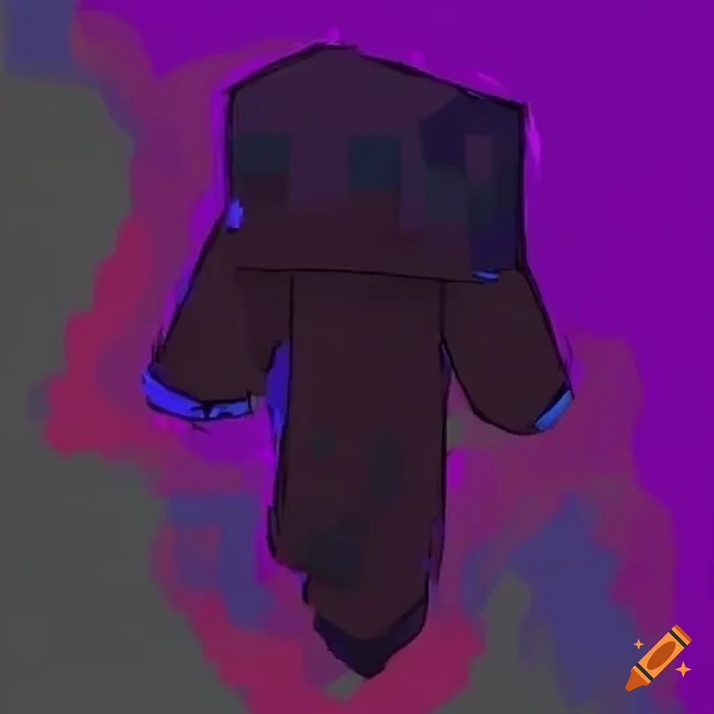 Purple Enderman, Minecraft Skin