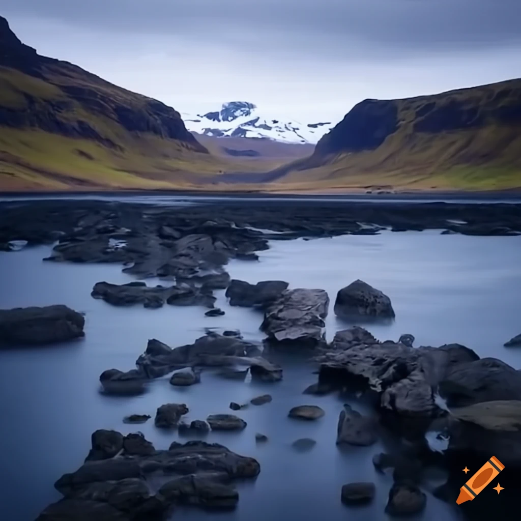 Icelandic nature landscape