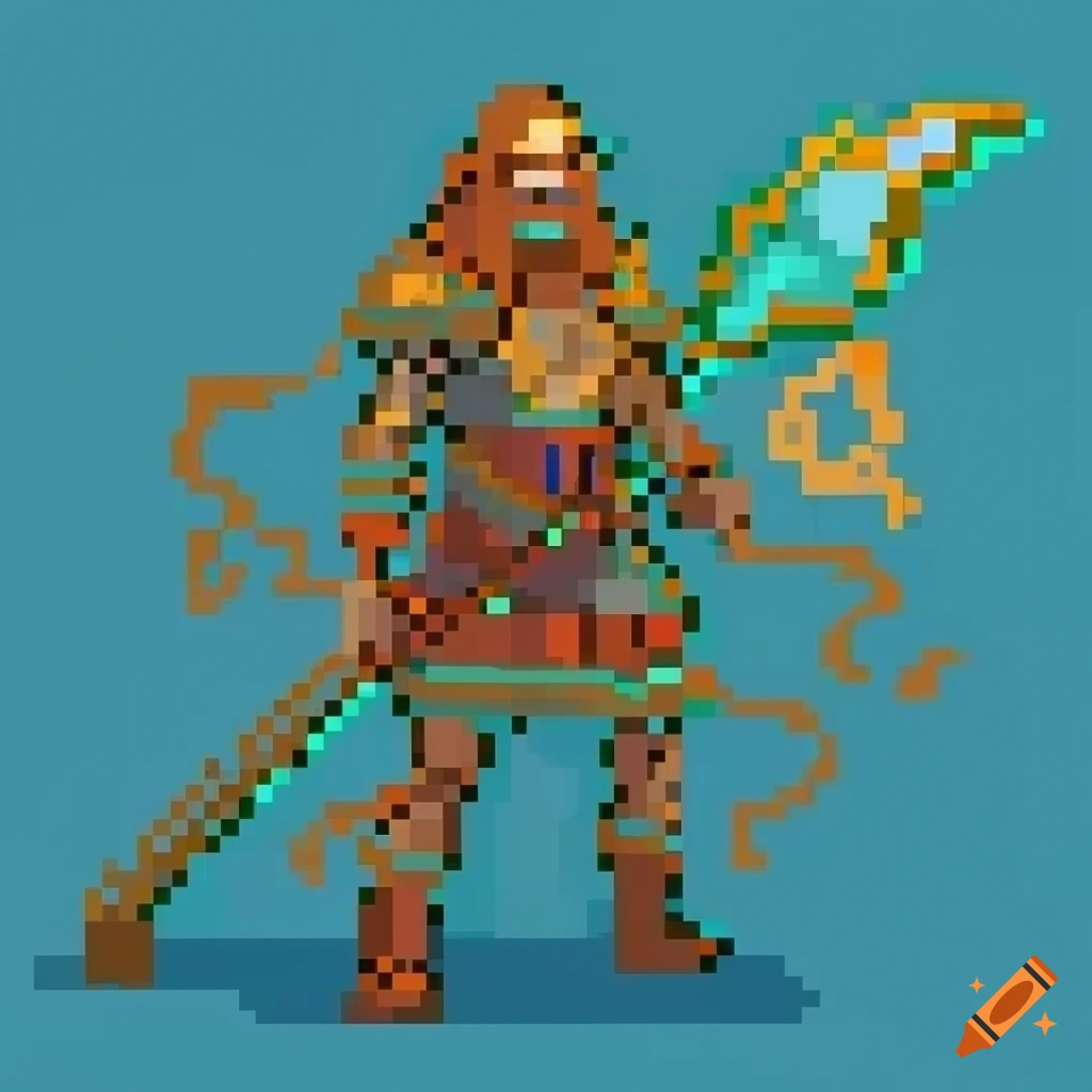 Pixel Art Of A Slavic Mythology Hero On Craiyon Pixel art of a slavic mythology hero on craiyon