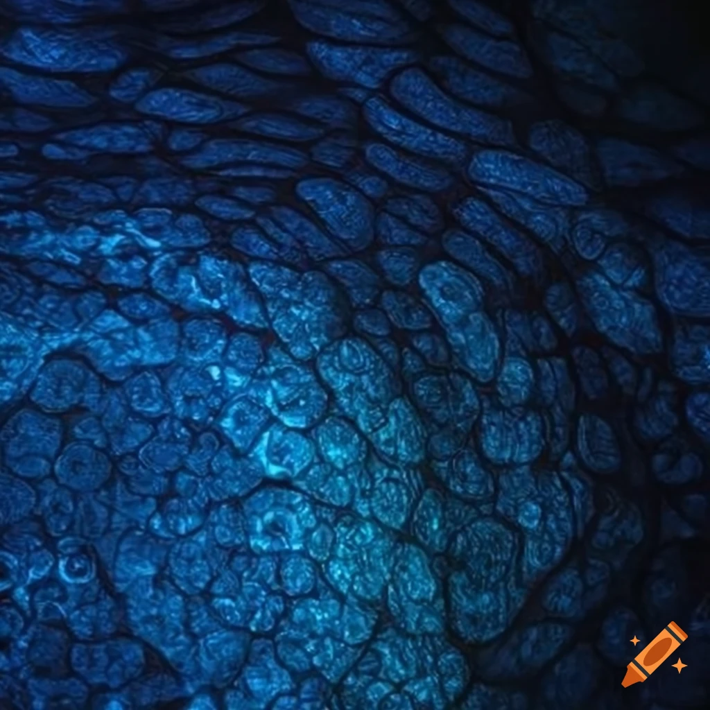 Detailed photo of water-inspired abstract art