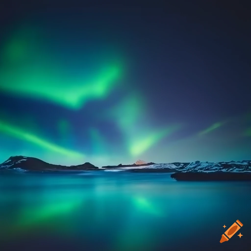 aurora boreal colorida na islândia 5285129 Foto de stock no Vecteezy