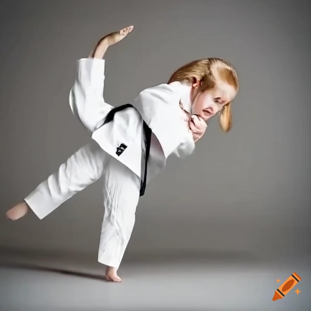 karate practicing rabbit