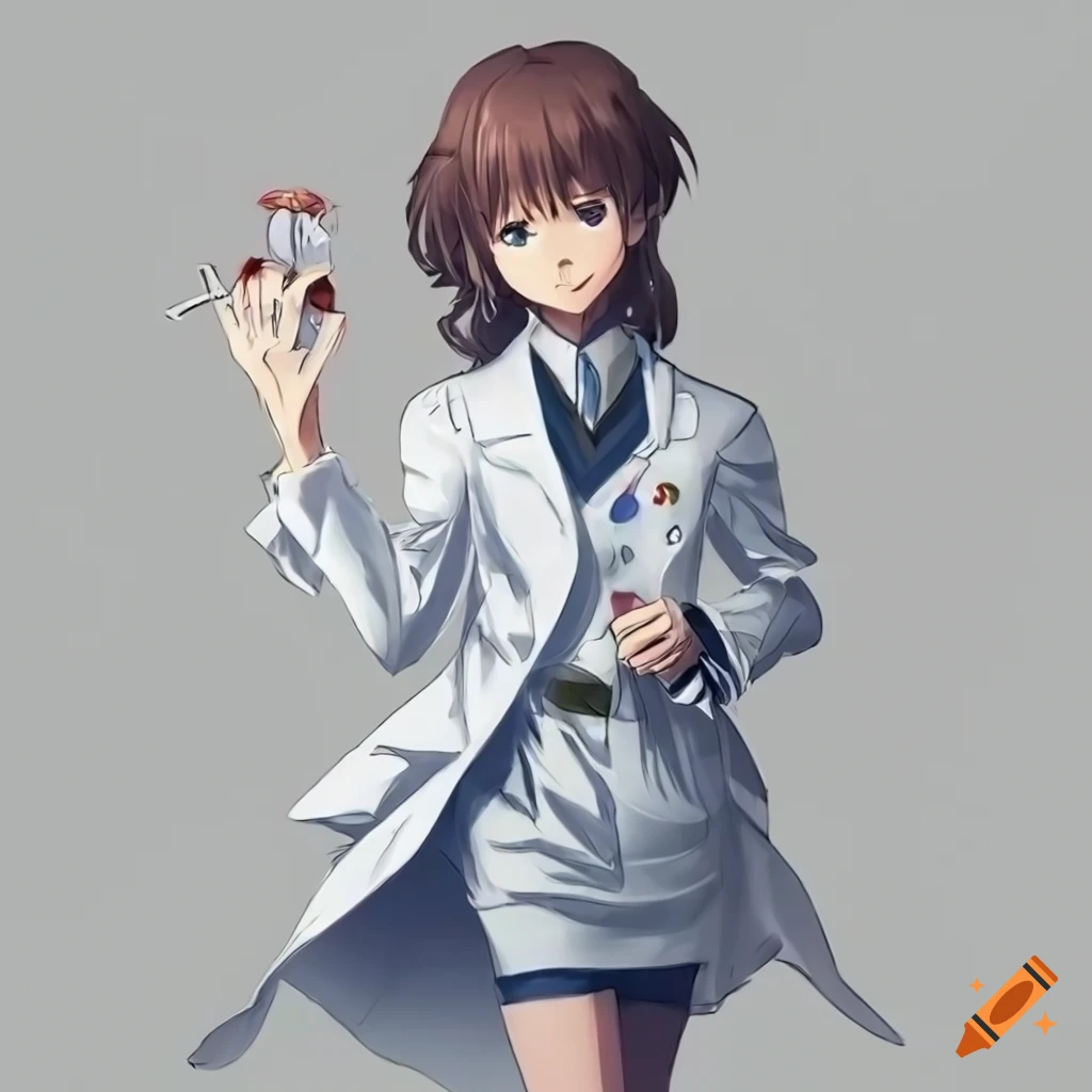 Anime female scientist