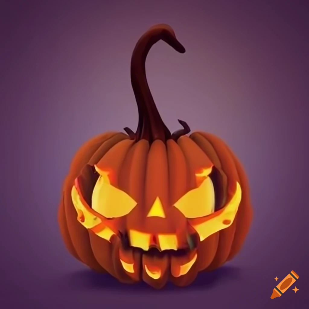 stylized fantasy pumpkin