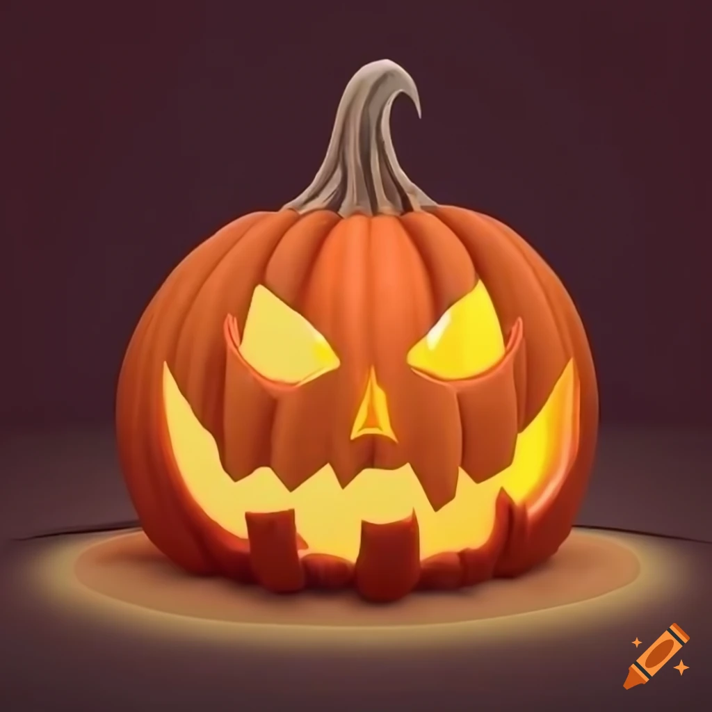 fantasy stylized pumpkin image