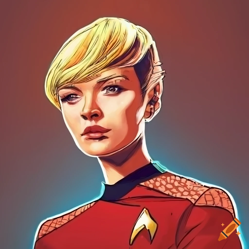 Star Trek Lieutenant Scarlett Johansson On Craiyon