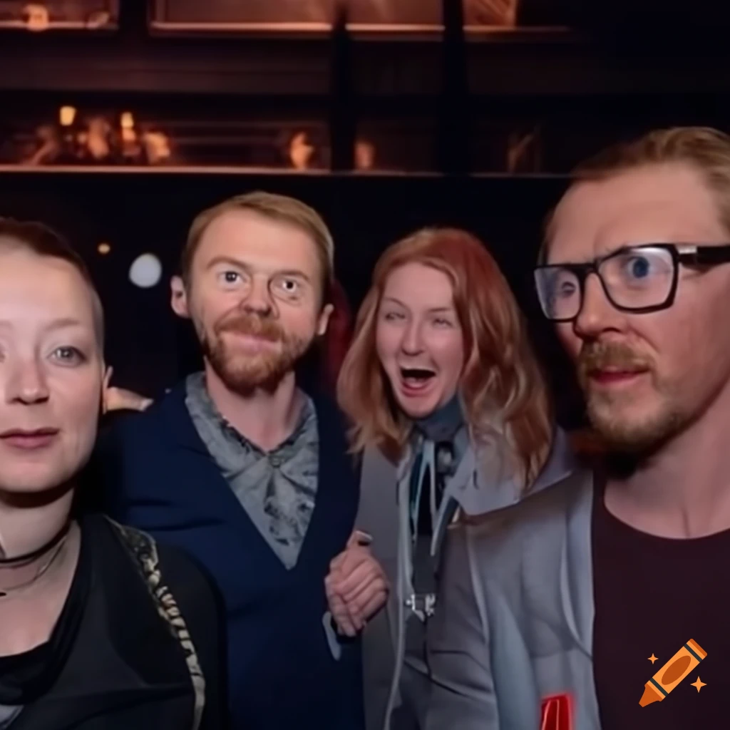 convention of Simon Pegg lookalikes