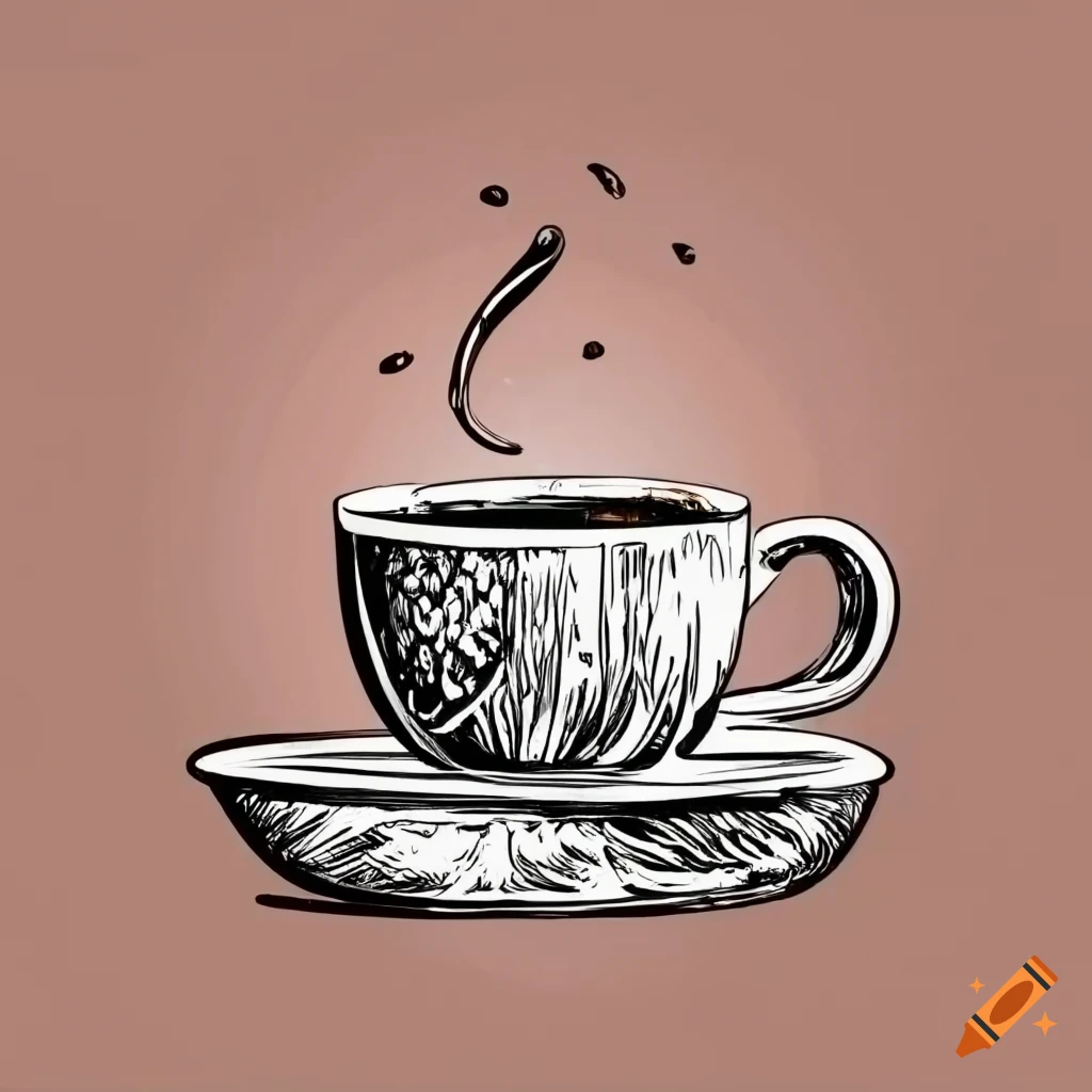 Coffee And Cake Sketch Cliparts, Stock Vector and Royalty Free Coffee And  Cake Sketch Illustrations