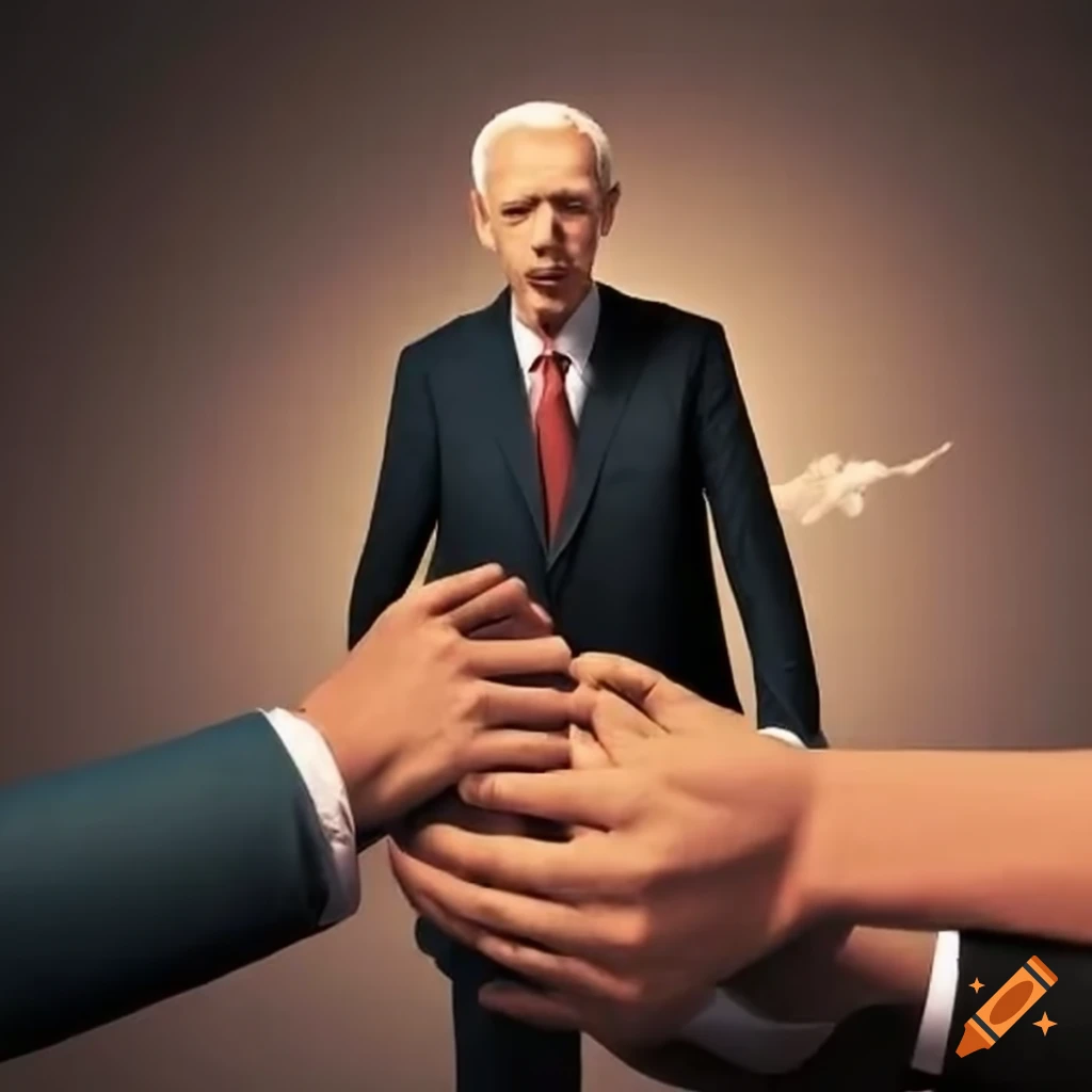 People discussing and making economic decisions on Craiyon