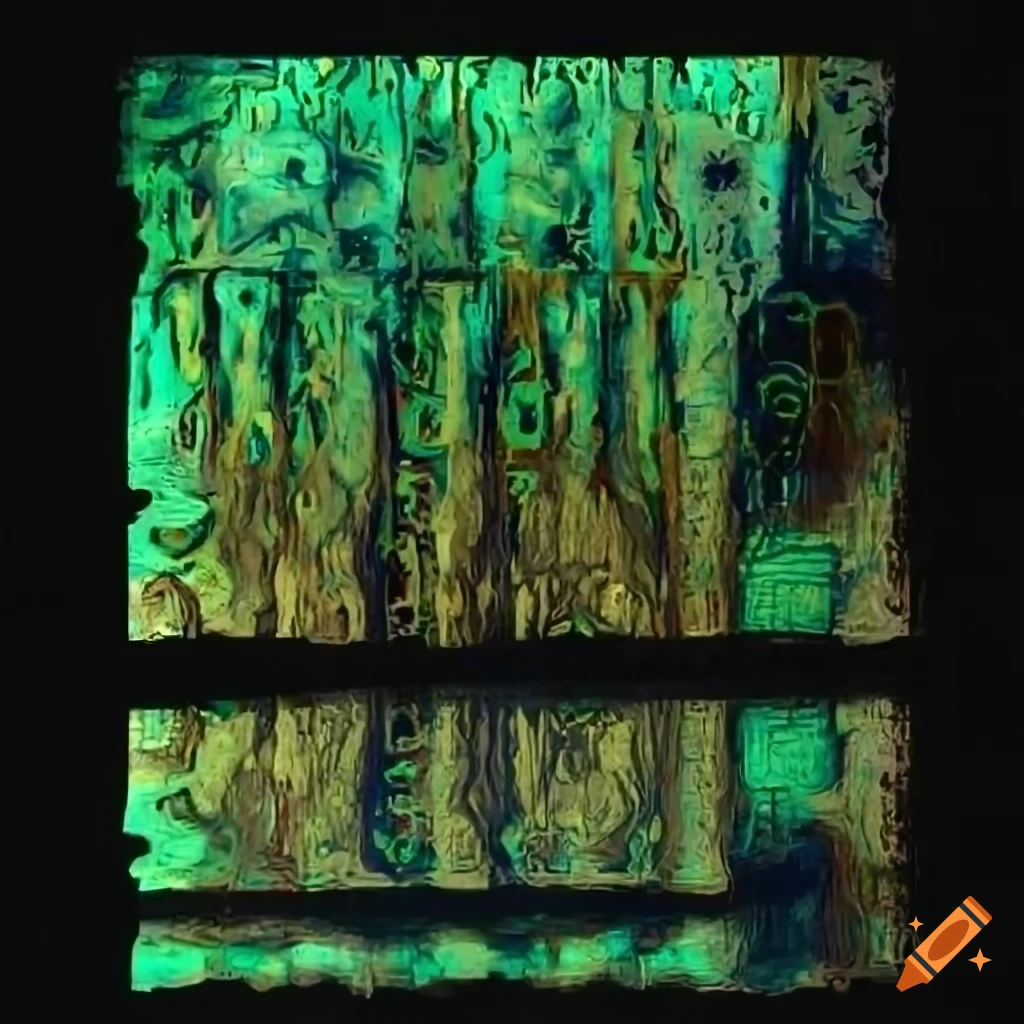 conceptual-artwork-of-a-classic-painting-with-a-reflection-of