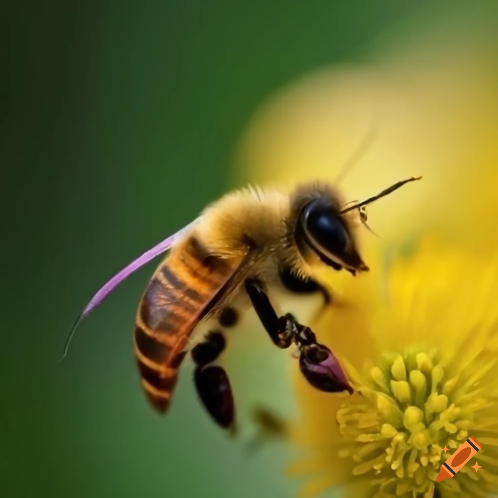 photo of a bee on a flower