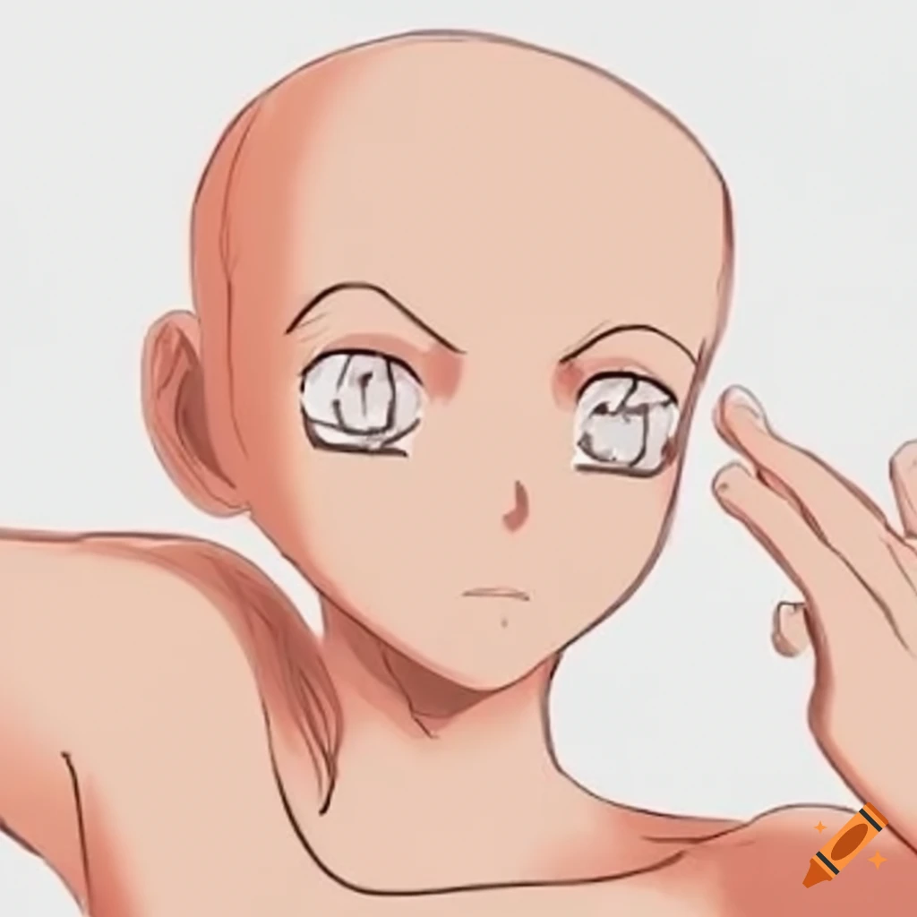 Chibi poses No eyes - Anime Bases .INFO