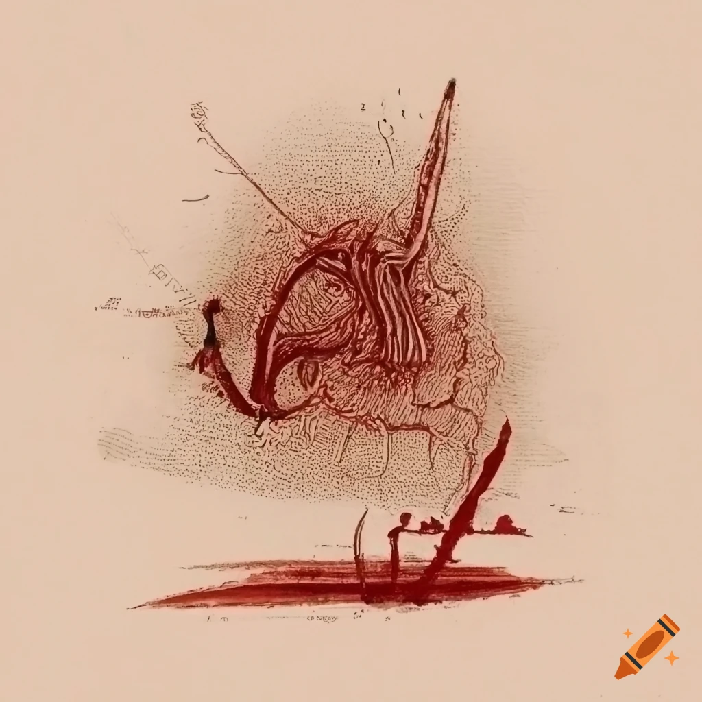 sepia and crimson map of love and loss