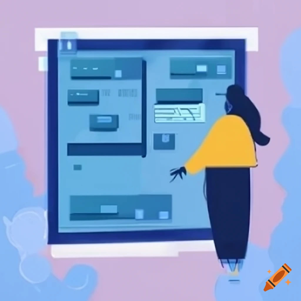 illustration-of-a-recommender-system-on-craiyon