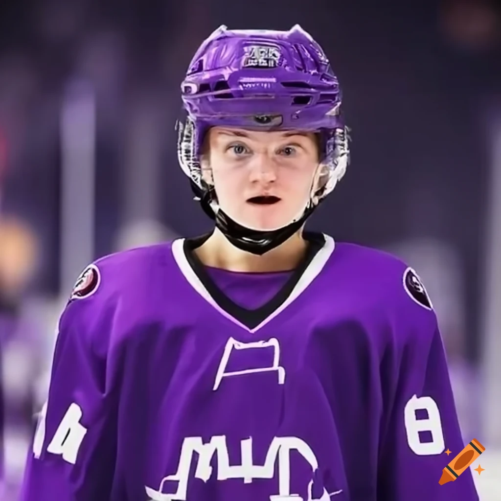 purple jersey of the Youngstars hockey team
