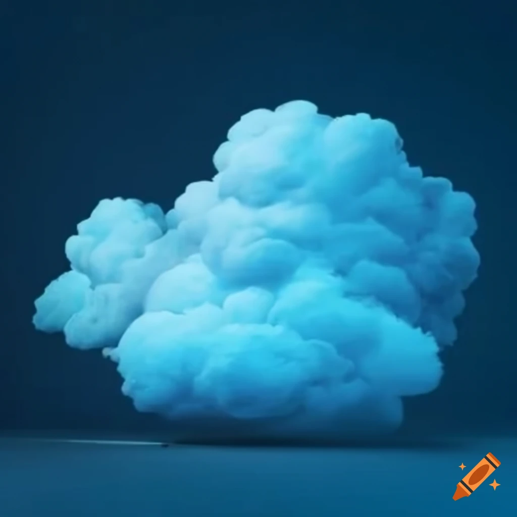 screenshot of a mobile app with cloud interface