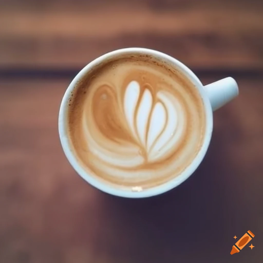 perfectly frothed cappuccino