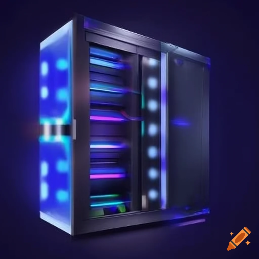 Illustration of choosing safe servers on Craiyon