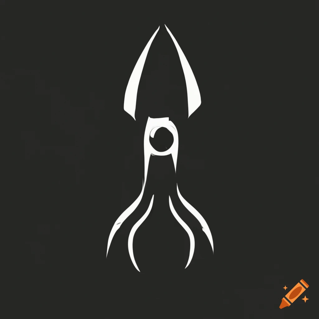logo of a squid with long arms