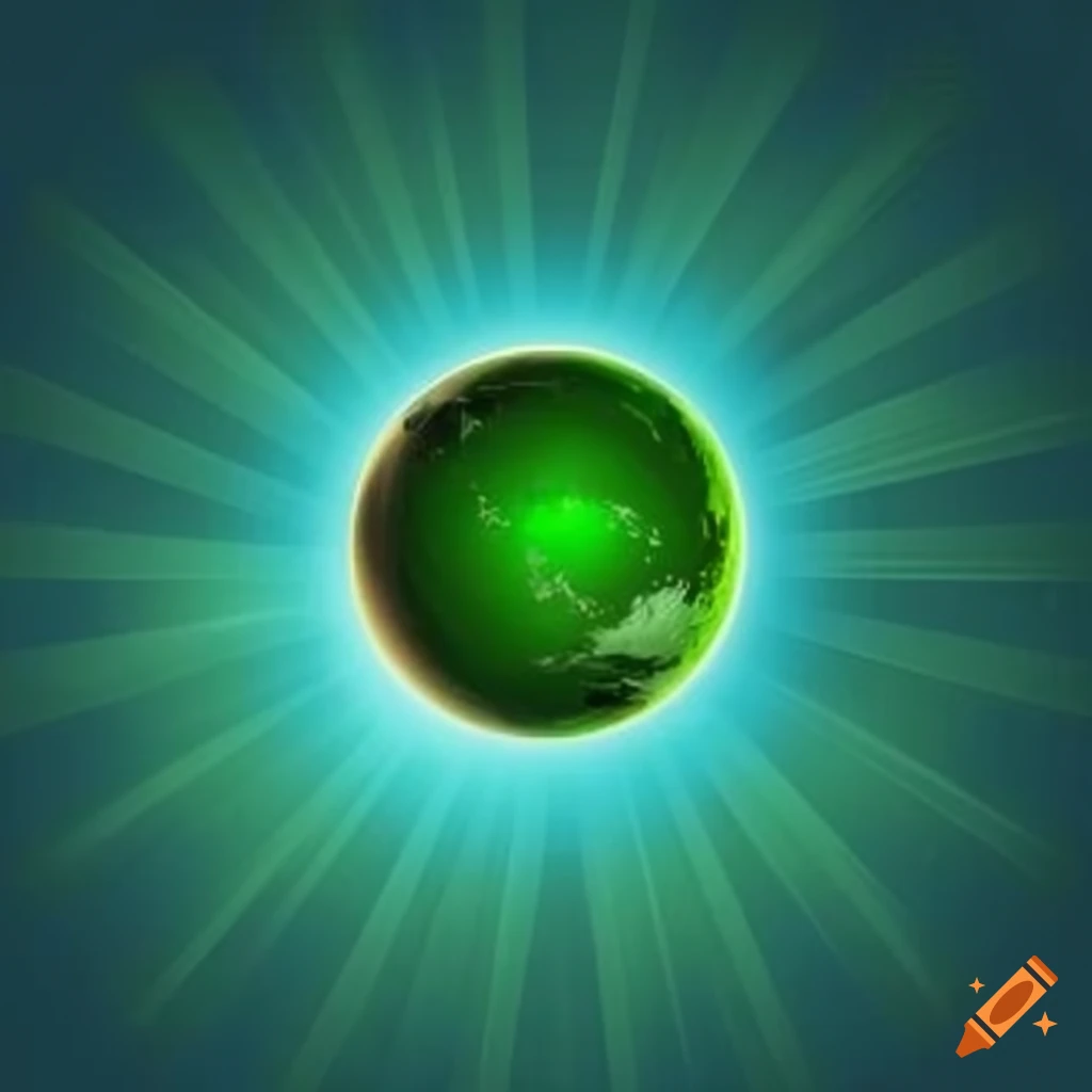 logo-of-a-green-planet-with-rising-sun-on-craiyon