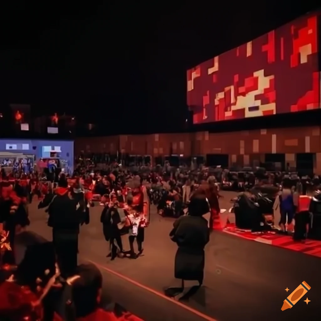 Minecraft Convention banner on Craiyon