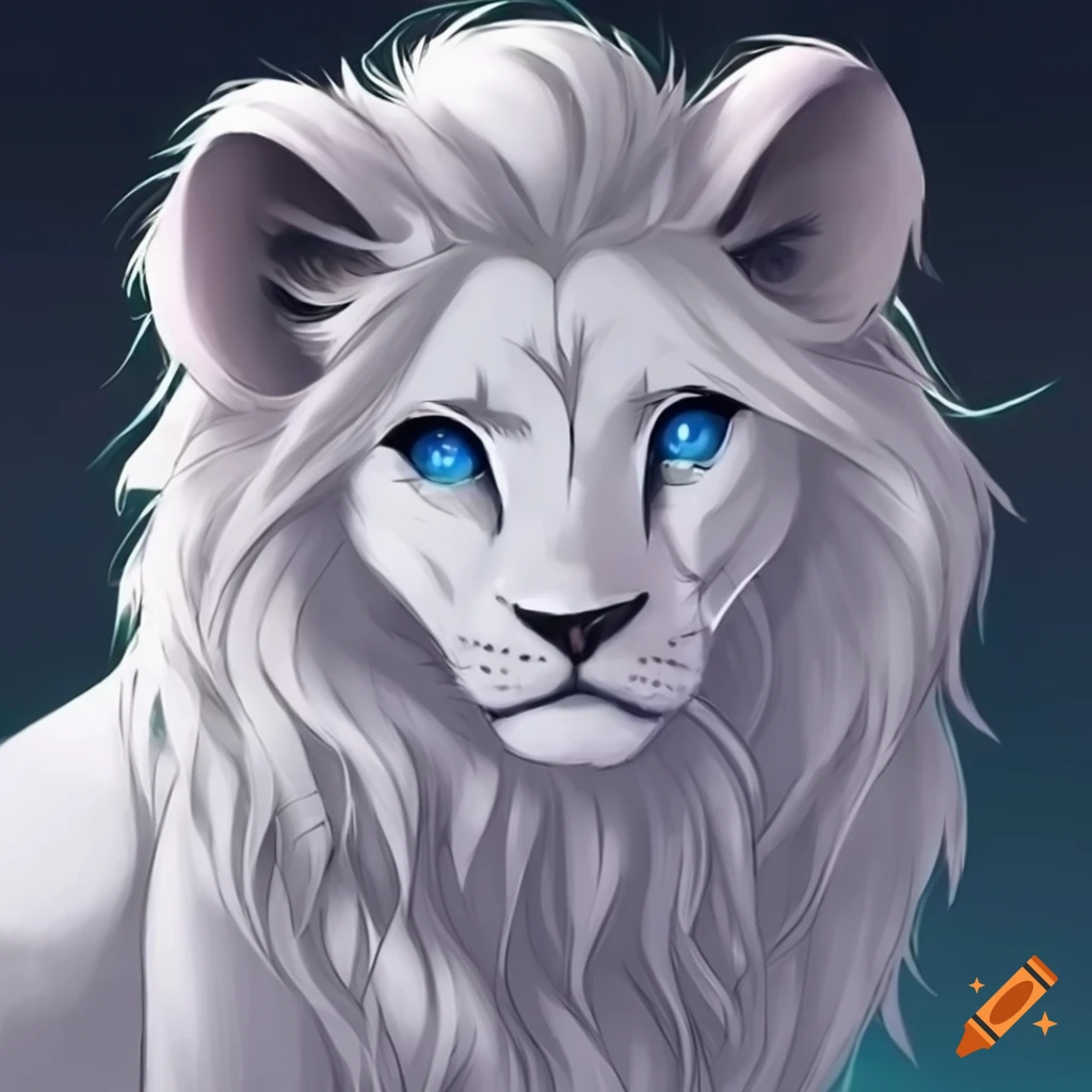 Cartoon lion with African landscape background 10228303 Vector Art at  Vecteezy