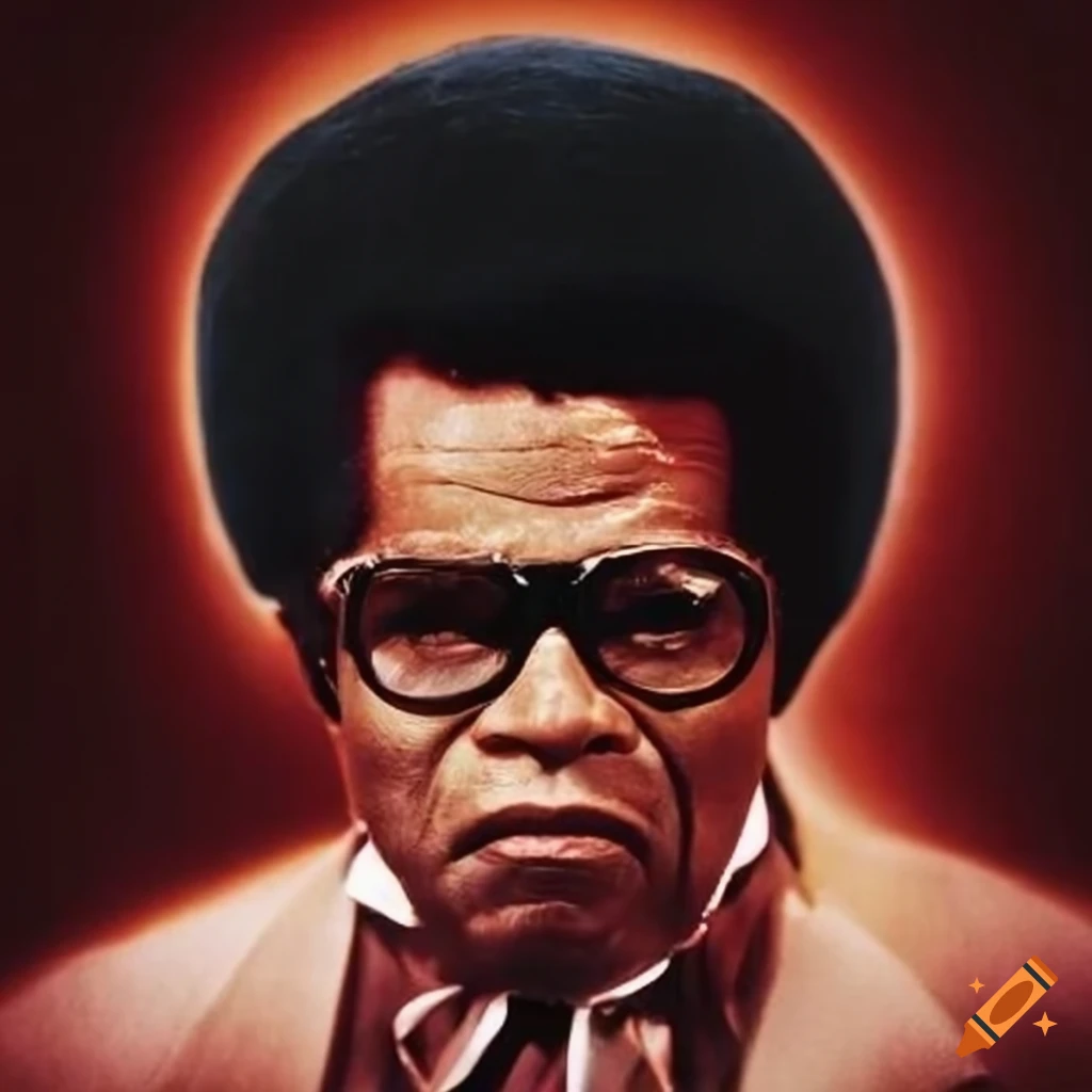 James brown wearing sunglasses at an opera on Craiyon