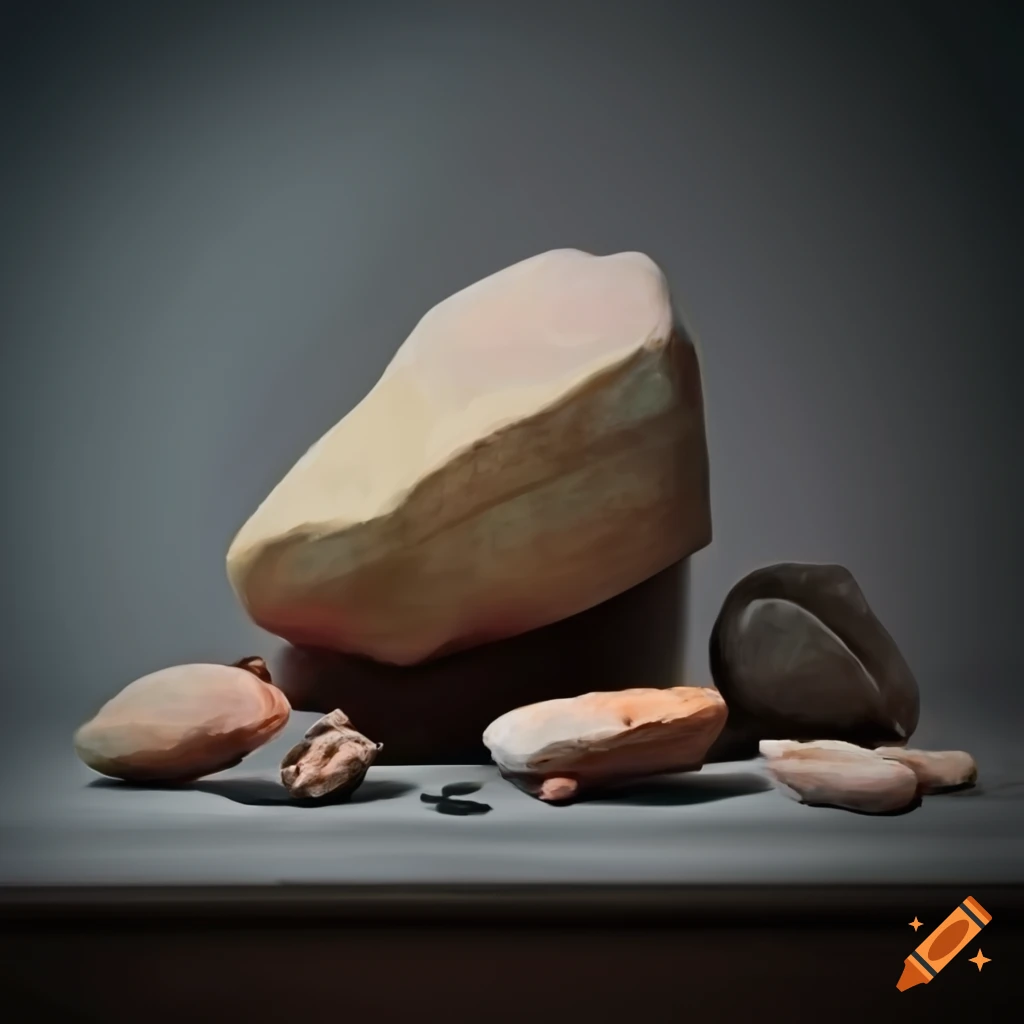 still-life-of-a-rock-on-craiyon