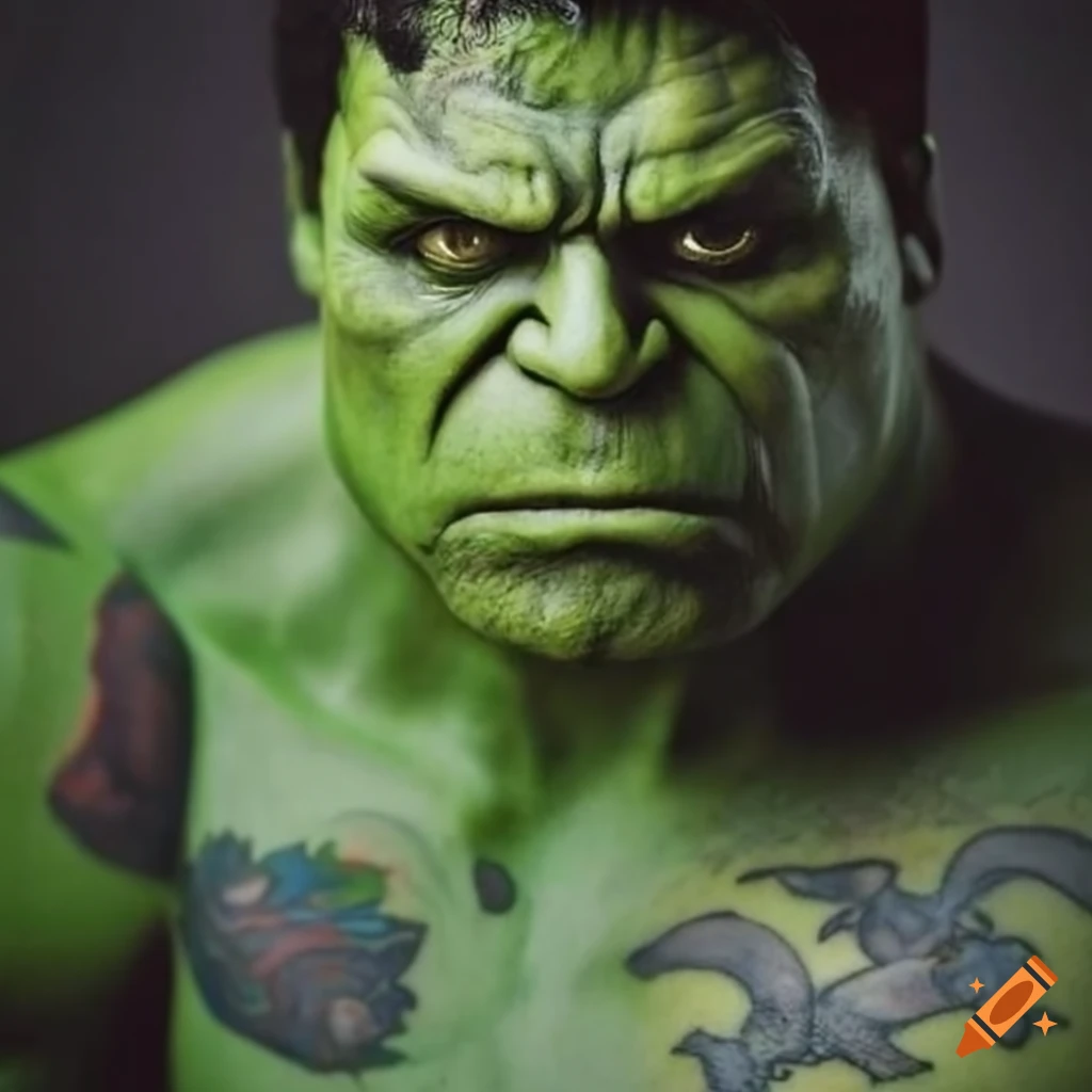 tattooed Hulk