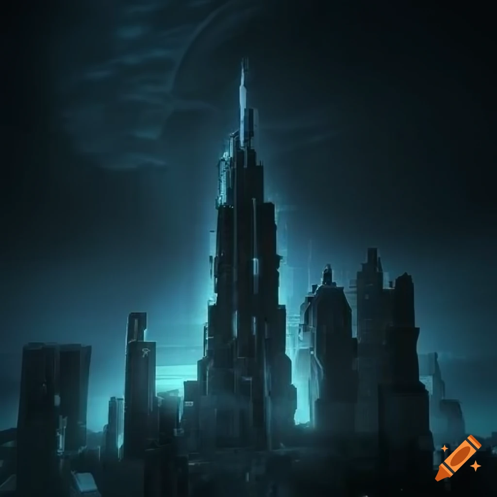 4K Dark City Fragments ∘ 60fps Motion Background ∘ 3D Live