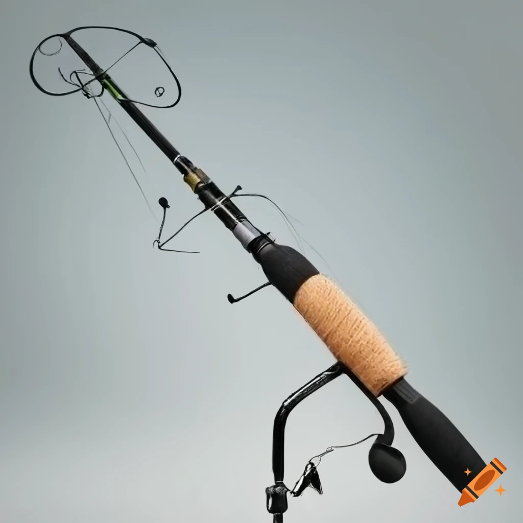 High-quality fishing rod on Craiyon